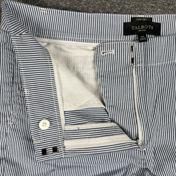 Talbots Capri Pants Womens Size 12 Chelsea Office Capsule Career Minimal Casual - Picture 8 of 11